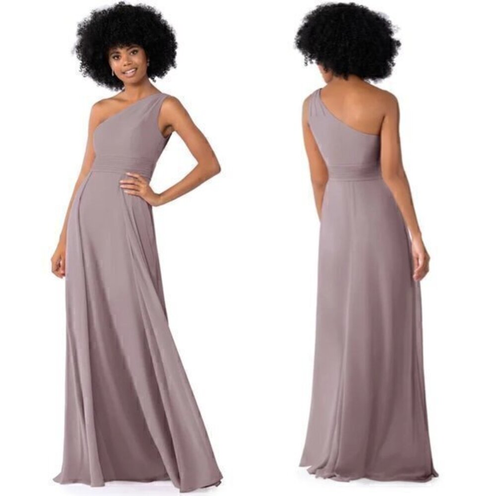 Azazie Bridesmaid Dress Dallas in Dusk Size 0